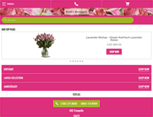 Tablet Screenshot of barbsbouquets.com